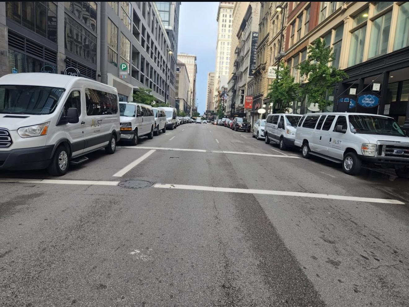 A-List vehicles serving downtown Cincinnati